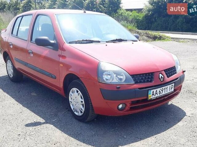 Красный Рено Clio Symbol, объемом двигателя 1.4 л и пробегом 138 тыс. км за 3600 $, фото 6 на Automoto.ua