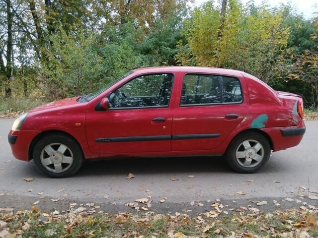 Рено Clio Symbol 2005 в Черняхове на Automoto.ua Красный Рено Clio Symbol, объемом двигателя 1.4 л и пробегом 71 тыс. км за 2750 $, фото 3 на Automoto.ua
