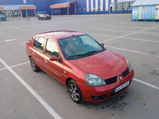 Красный Рено Clio Symbol, объемом двигателя 1.4 л и пробегом 388 тыс. км за 3350 $, фото 1 на Automoto.ua