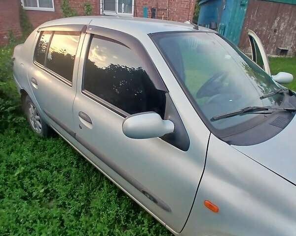Серый Рено Clio Symbol, объемом двигателя 1.4 л и пробегом 240 тыс. км за 3200 $, фото 3 на Automoto.ua