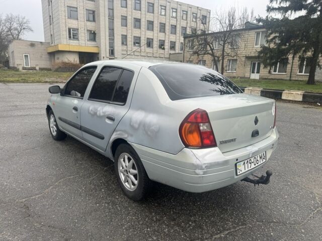 Сірий Рено Clio Symbol, об'ємом двигуна 1.4 л та пробігом 250 тис. км за 1600 $, фото 3 на Automoto.ua