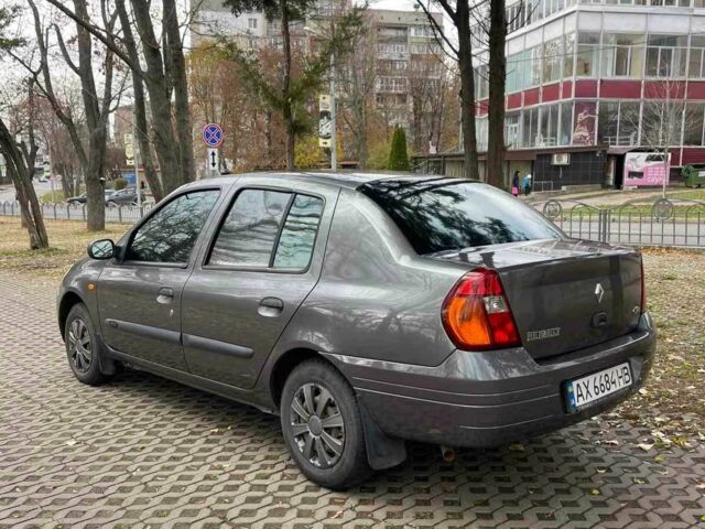 Серый Рено Clio Symbol, объемом двигателя 1.4 л и пробегом 231 тыс. км за 2450 $, фото 2 на Automoto.ua