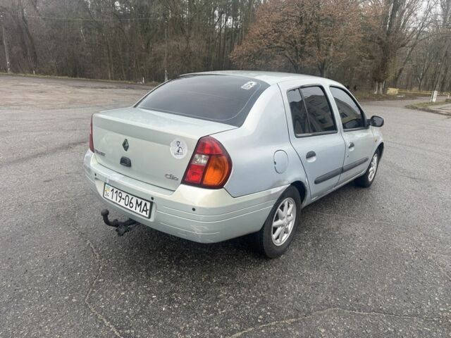 Сірий Рено Clio Symbol, об'ємом двигуна 1.4 л та пробігом 250 тис. км за 1600 $, фото 4 на Automoto.ua