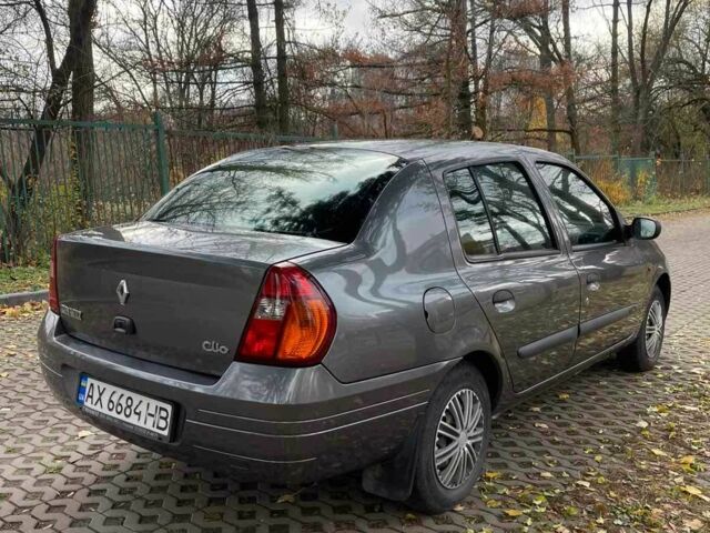 Серый Рено Clio Symbol, объемом двигателя 1.4 л и пробегом 231 тыс. км за 2450 $, фото 3 на Automoto.ua