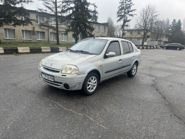 Сірий Рено Clio Symbol, об'ємом двигуна 1.4 л та пробігом 250 тис. км за 1600 $, фото 1 на Automoto.ua
