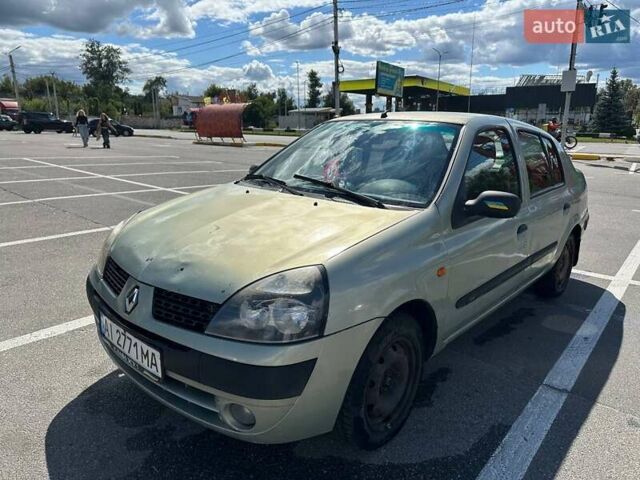 Серый Рено Clio Symbol, объемом двигателя 1.4 л и пробегом 260 тыс. км за 2200 $, фото 2 на Automoto.ua