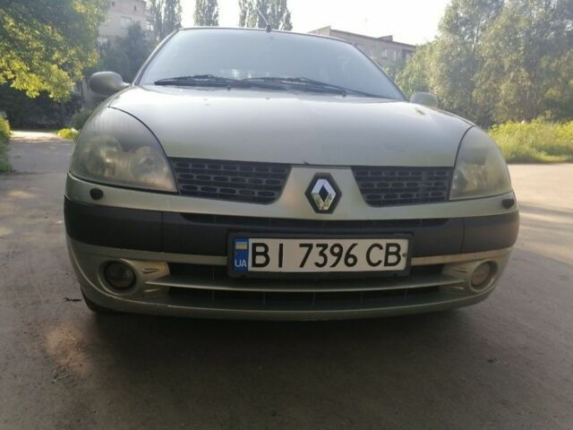 Серый Рено Clio Symbol, объемом двигателя 1.4 л и пробегом 205 тыс. км за 3500 $, фото 6 на Automoto.ua