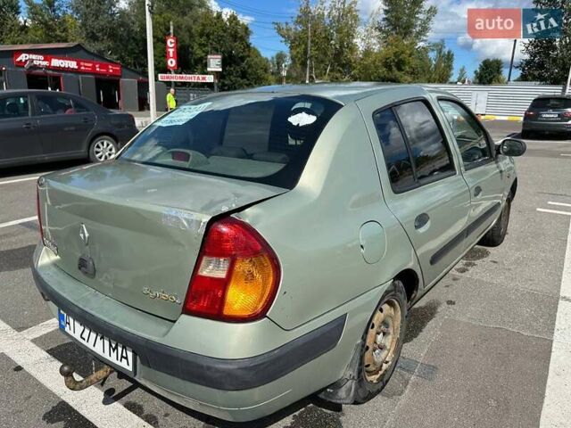 Серый Рено Clio Symbol, объемом двигателя 1.4 л и пробегом 260 тыс. км за 2200 $, фото 1 на Automoto.ua