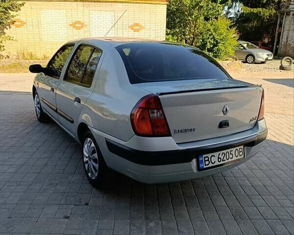 Серый Рено Clio Symbol, объемом двигателя 1.4 л и пробегом 276 тыс. км за 2450 $, фото 5 на Automoto.ua