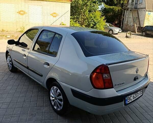 Серый Рено Clio Symbol, объемом двигателя 1.4 л и пробегом 276 тыс. км за 2450 $, фото 7 на Automoto.ua