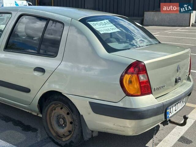 Серый Рено Clio Symbol, объемом двигателя 1.4 л и пробегом 260 тыс. км за 2200 $, фото 7 на Automoto.ua