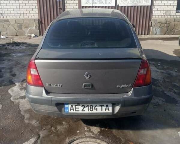 Серый Рено Clio Symbol, объемом двигателя 1.39 л и пробегом 350 тыс. км за 2999 $, фото 1 на Automoto.ua
