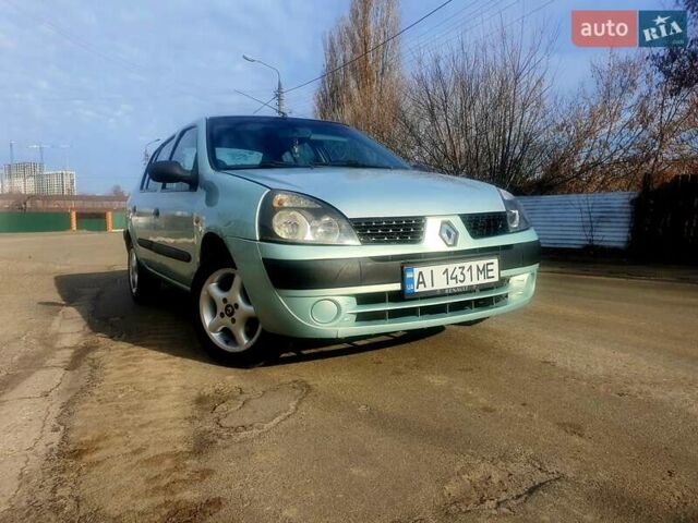 Серый Рено Clio Symbol, объемом двигателя 1.4 л и пробегом 320 тыс. км за 2499 $, фото 4 на Automoto.ua