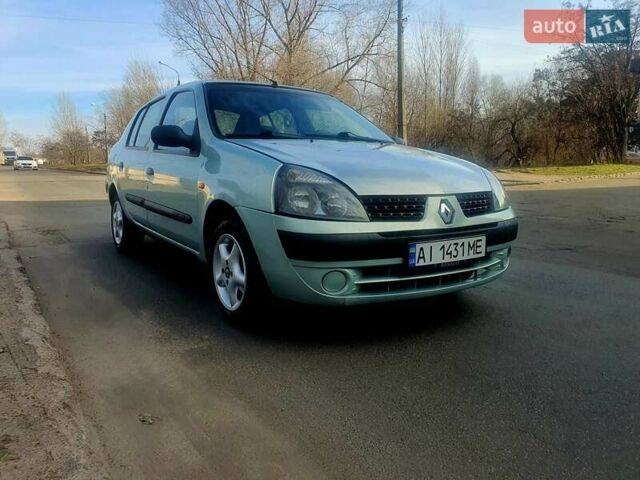 Серый Рено Clio Symbol, объемом двигателя 1.4 л и пробегом 320 тыс. км за 2499 $, фото 2 на Automoto.ua