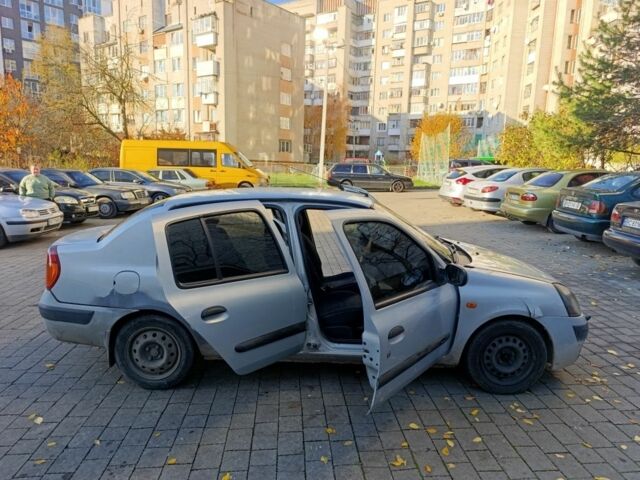 Сірий Рено Clio Symbol, об'ємом двигуна 1.4 л та пробігом 241 тис. км за 1750 $, фото 4 на Automoto.ua