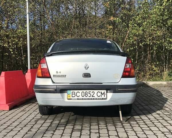 Серый Рено Clio Symbol, объемом двигателя 1.4 л и пробегом 144 тыс. км за 3000 $, фото 25 на Automoto.ua