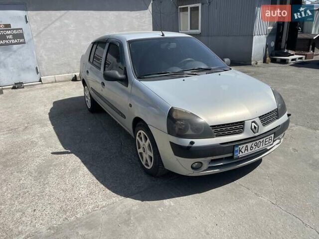 Серый Рено Clio Symbol, объемом двигателя 1.39 л и пробегом 329 тыс. км за 3100 $, фото 14 на Automoto.ua