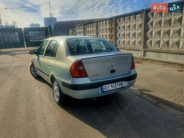 Серый Рено Clio Symbol, объемом двигателя 1.4 л и пробегом 320 тыс. км за 2499 $, фото 7 на Automoto.ua