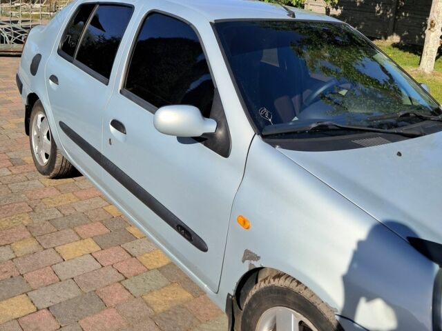 Серый Рено Clio Symbol, объемом двигателя 1.4 л и пробегом 238 тыс. км за 3700 $, фото 3 на Automoto.ua