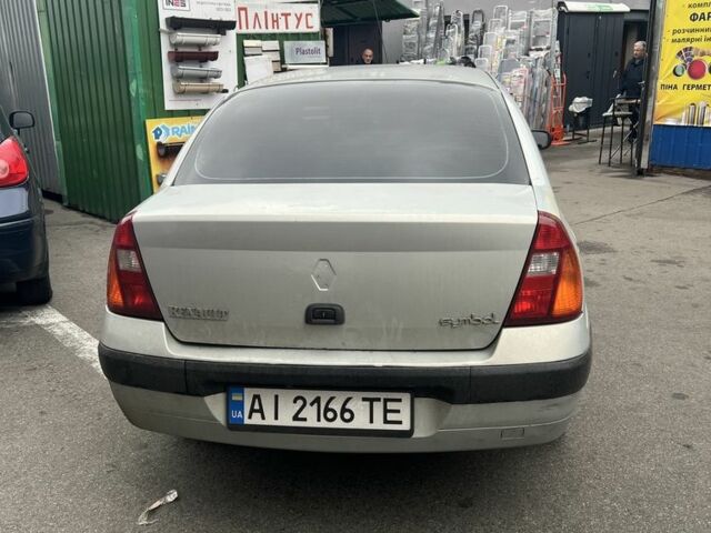 Серый Рено Clio Symbol, объемом двигателя 1.4 л и пробегом 334 тыс. км за 2200 $, фото 3 на Automoto.ua