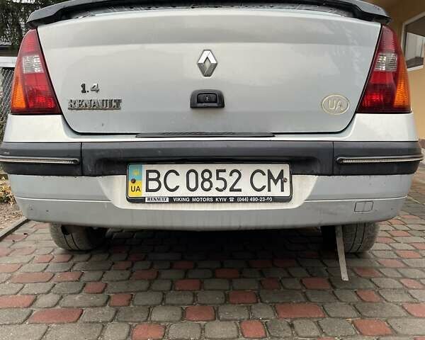 Серый Рено Clio Symbol, объемом двигателя 1.4 л и пробегом 144 тыс. км за 3000 $, фото 18 на Automoto.ua