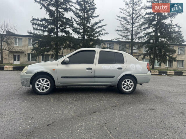 Серый Рено Clio Symbol, объемом двигателя 1.4 л и пробегом 250 тыс. км за 1600 $, фото 2 на Automoto.ua