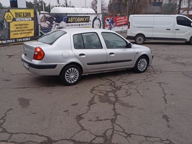 Серый Рено Clio Symbol, объемом двигателя 1.4 л и пробегом 220 тыс. км за 3700 $, фото 2 на Automoto.ua