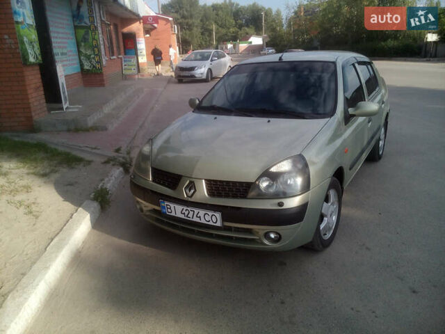 Серый Рено Clio Symbol, объемом двигателя 1.4 л и пробегом 240 тыс. км за 3450 $, фото 1 на Automoto.ua