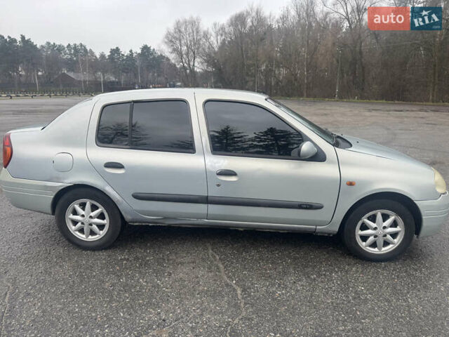 Серый Рено Clio Symbol, объемом двигателя 1.4 л и пробегом 250 тыс. км за 1600 $, фото 3 на Automoto.ua