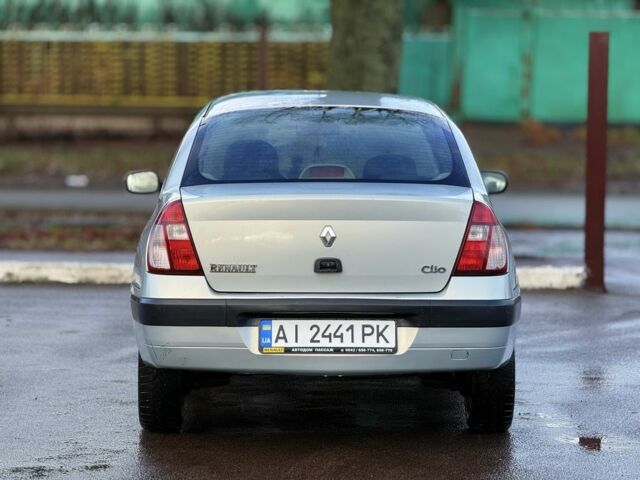 Серый Рено Clio Symbol, объемом двигателя 1.4 л и пробегом 244 тыс. км за 2750 $, фото 1 на Automoto.ua
