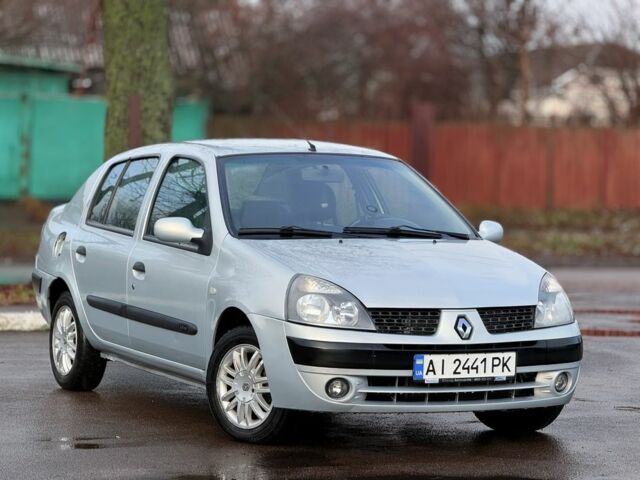 Серый Рено Clio Symbol, объемом двигателя 1.4 л и пробегом 244 тыс. км за 2750 $, фото 2 на Automoto.ua