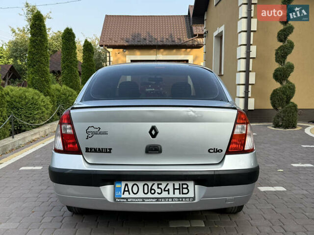 Серый Рено Clio Symbol, объемом двигателя 1.4 л и пробегом 207 тыс. км за 3250 $, фото 7 на Automoto.ua