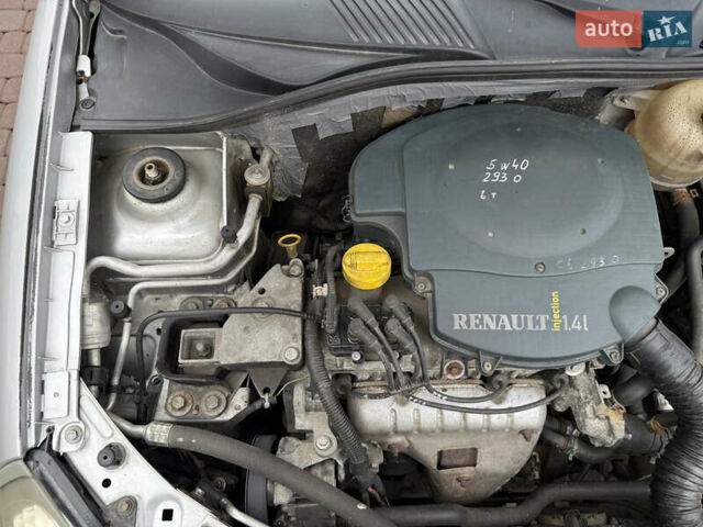 Сірий Рено Clio Symbol, об'ємом двигуна 1.4 л та пробігом 207 тис. км за 3250 $, фото 30 на Automoto.ua