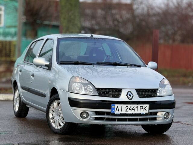 Серый Рено Clio Symbol, объемом двигателя 1.4 л и пробегом 244 тыс. км за 2750 $, фото 5 на Automoto.ua