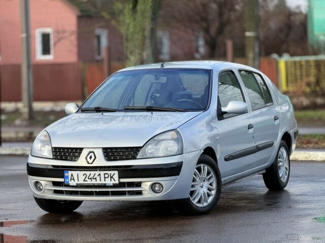 Серый Рено Clio Symbol, объемом двигателя 1.4 л и пробегом 244 тыс. км за 2750 $, фото 4 на Automoto.ua