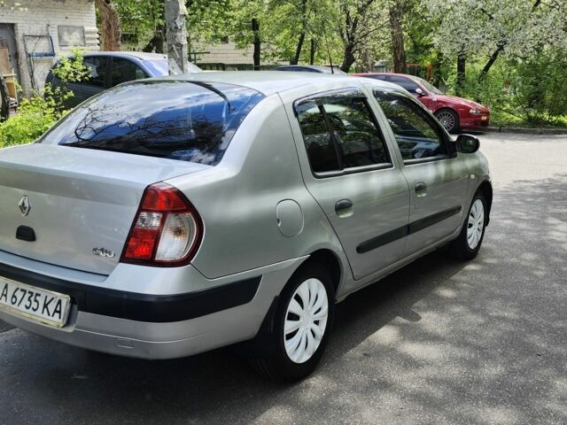 Серый Рено Clio Symbol, объемом двигателя 1.4 л и пробегом 219 тыс. км за 3700 $, фото 17 на Automoto.ua