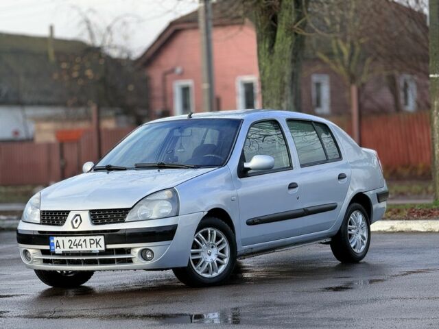 Серый Рено Clio Symbol, объемом двигателя 1.4 л и пробегом 244 тыс. км за 2750 $, фото 3 на Automoto.ua