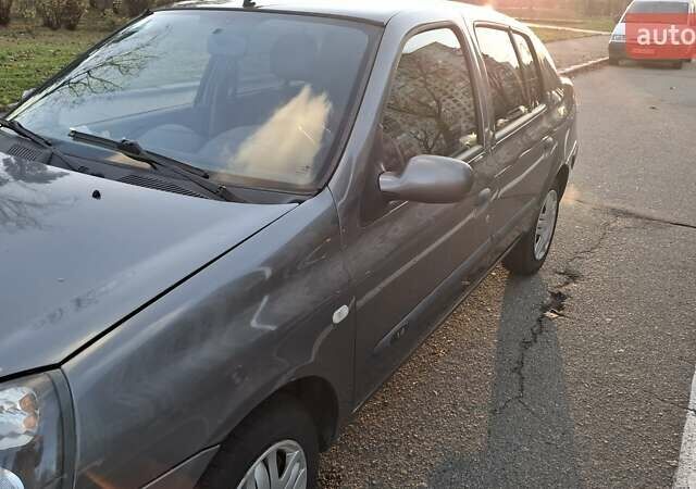 Серый Рено Clio Symbol, объемом двигателя 1.39 л и пробегом 148 тыс. км за 3500 $, фото 13 на Automoto.ua