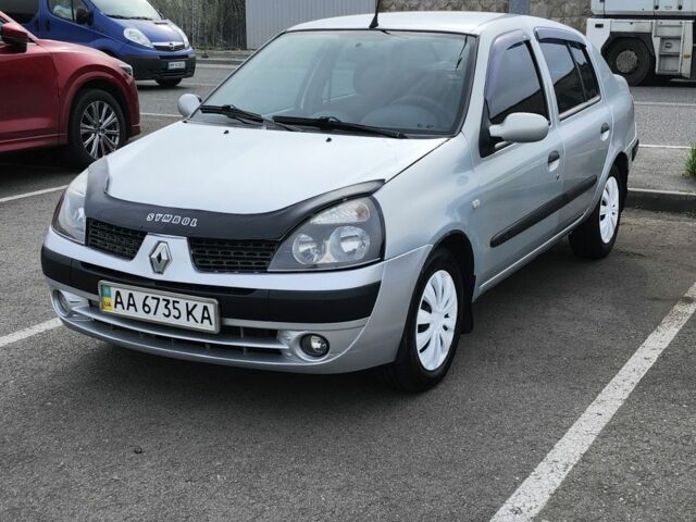 Серый Рено Clio Symbol, объемом двигателя 1.4 л и пробегом 219 тыс. км за 3700 $, фото 2 на Automoto.ua