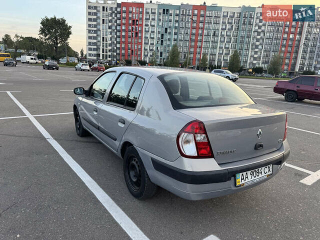 Серый Рено Clio Symbol, объемом двигателя 1.39 л и пробегом 277 тыс. км за 2650 $, фото 3 на Automoto.ua
