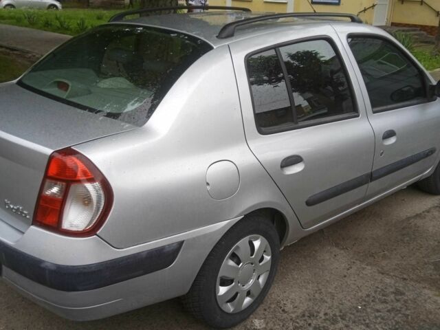 Серый Рено Clio Symbol, объемом двигателя 1.4 л и пробегом 222 тыс. км за 2600 $, фото 5 на Automoto.ua