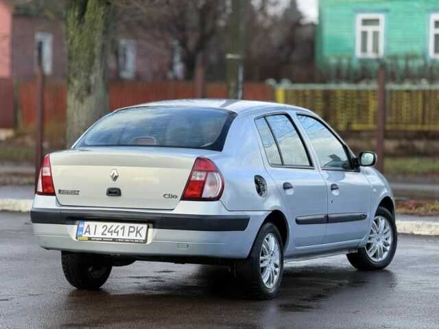 Серый Рено Clio Symbol, объемом двигателя 1.4 л и пробегом 244 тыс. км за 2750 $, фото 6 на Automoto.ua