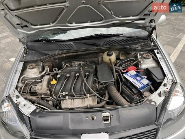 Серый Рено Clio Symbol, объемом двигателя 1.4 л и пробегом 51 тыс. км за 5250 $, фото 23 на Automoto.ua