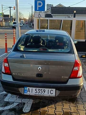 Сірий Рено Clio Symbol, об'ємом двигуна 1.4 л та пробігом 155 тис. км за 3450 $, фото 4 на Automoto.ua
