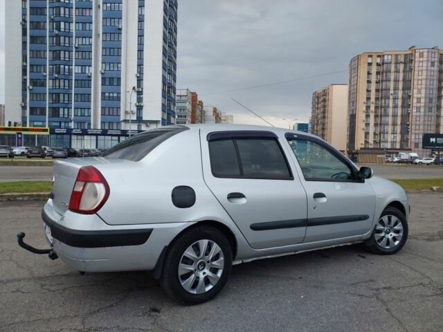 Серый Рено Clio Symbol, объемом двигателя 1.4 л и пробегом 283 тыс. км за 3300 $, фото 3 на Automoto.ua
