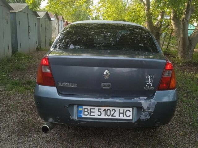 Серый Рено Clio Symbol, объемом двигателя 1.4 л и пробегом 299 тыс. км за 2200 $, фото 7 на Automoto.ua