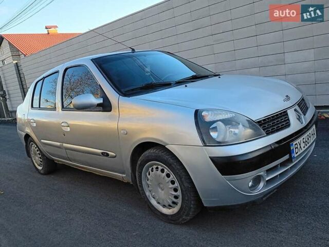 Серый Рено Clio Symbol, объемом двигателя 1.4 л и пробегом 237 тыс. км за 2950 $, фото 3 на Automoto.ua