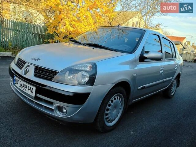 Серый Рено Clio Symbol, объемом двигателя 1.4 л и пробегом 237 тыс. км за 2950 $, фото 7 на Automoto.ua