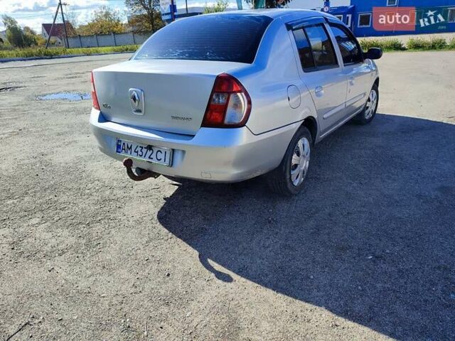 Серый Рено Clio Symbol, объемом двигателя 1.4 л и пробегом 335 тыс. км за 3250 $, фото 14 на Automoto.ua