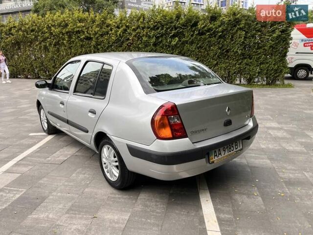 Серый Рено Clio Symbol, объемом двигателя 1.4 л и пробегом 51 тыс. км за 5250 $, фото 7 на Automoto.ua